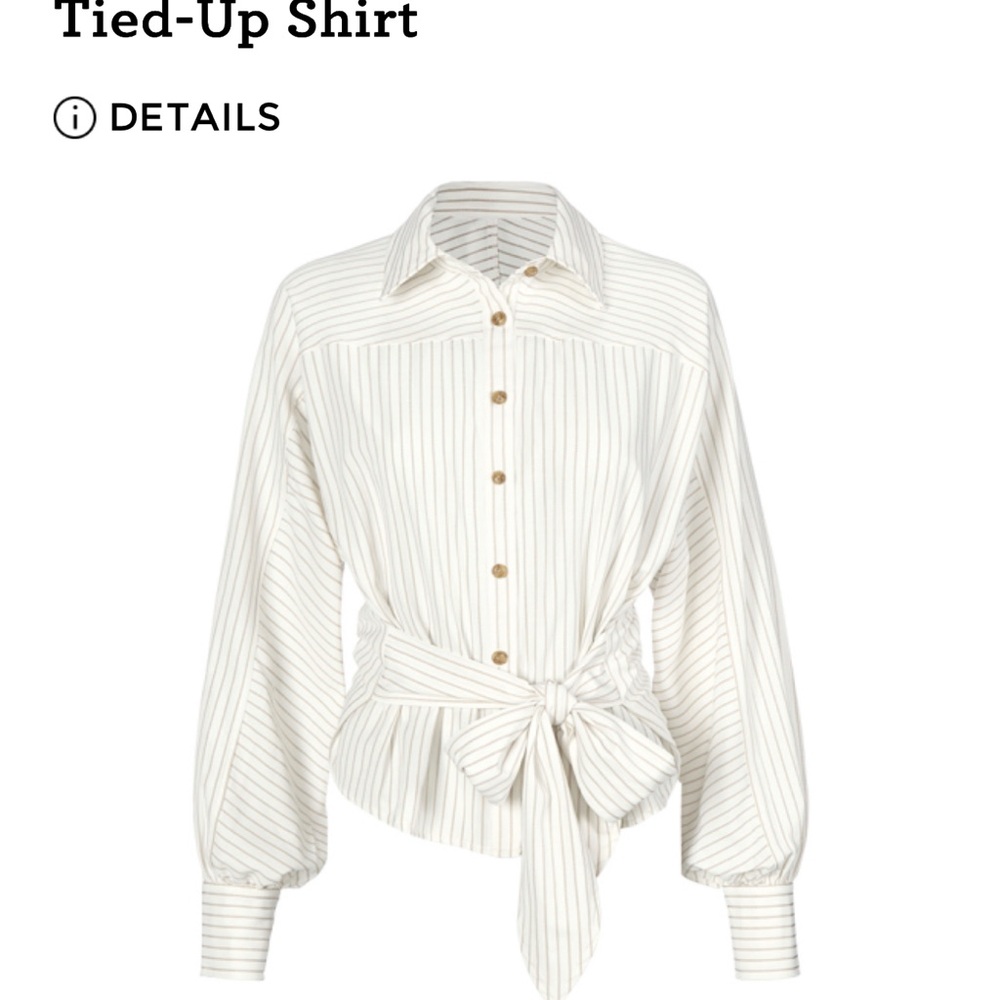 CAbi Tied-up shirt